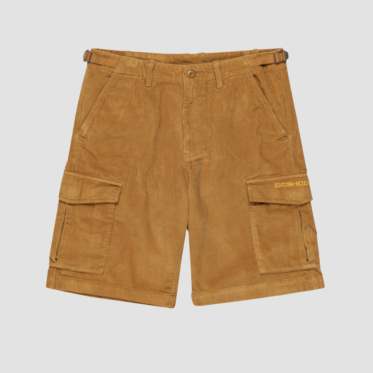 DC Pipeline Corduroy Cargo Shorts Medal Bronze