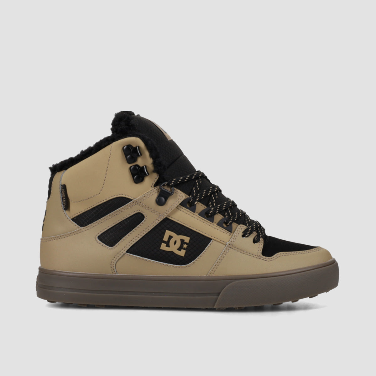 DC Pure High-Top WC WNT Shoes - Tan/Black