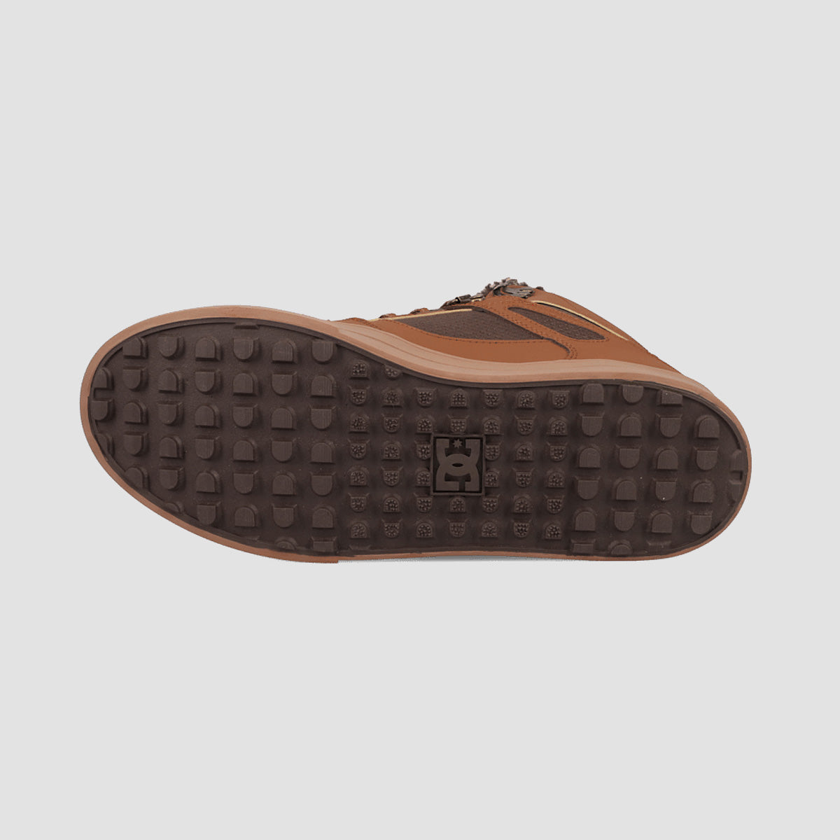 DC Pure High-Top WNT Shoes - Brown/Brown/Tan