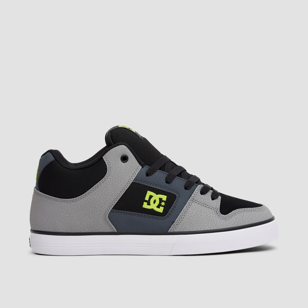 DC Pure Mid Shoes - Black/Grey/Green