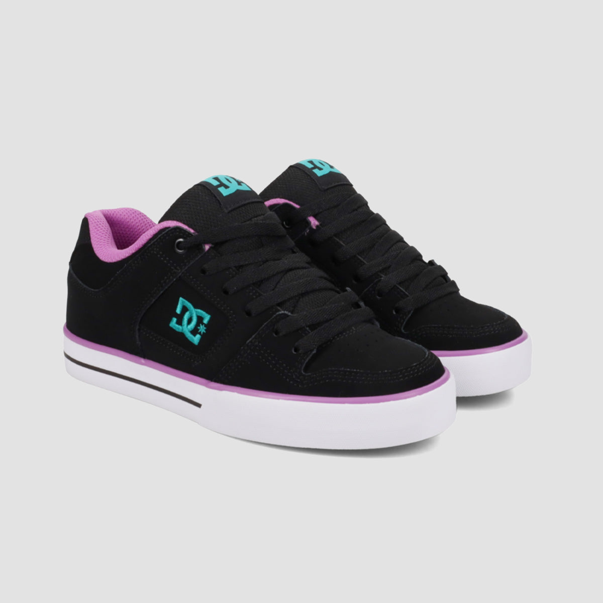 DC Pure Shoes - Black/Multi - Womens
