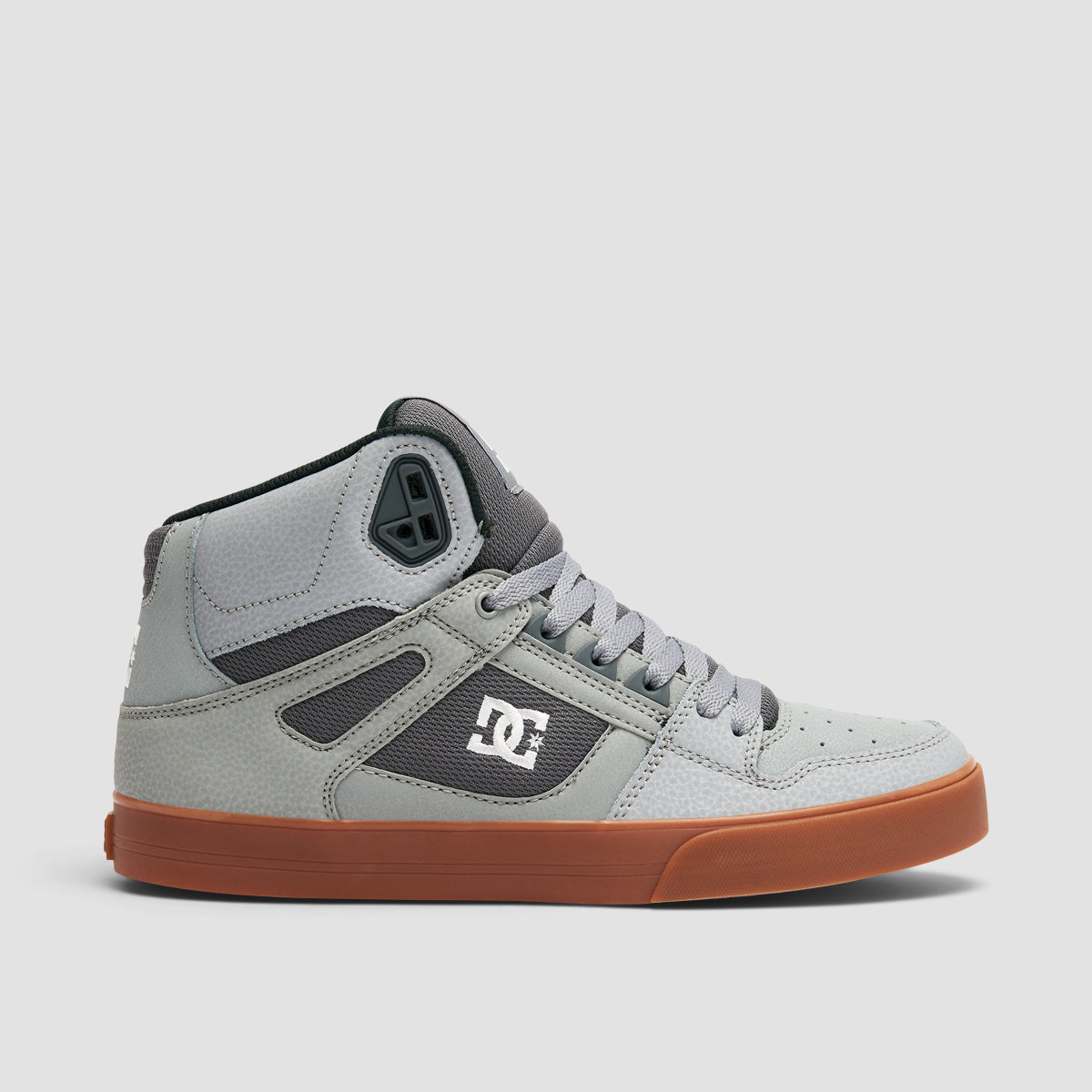 DC Pure WC High Top Shoes - Grey/White/Grey