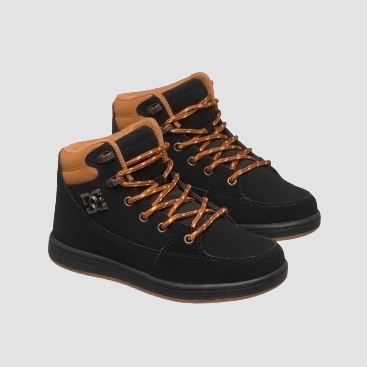 DC Rovik High-Top Shoes - Black/Wheat - Kids