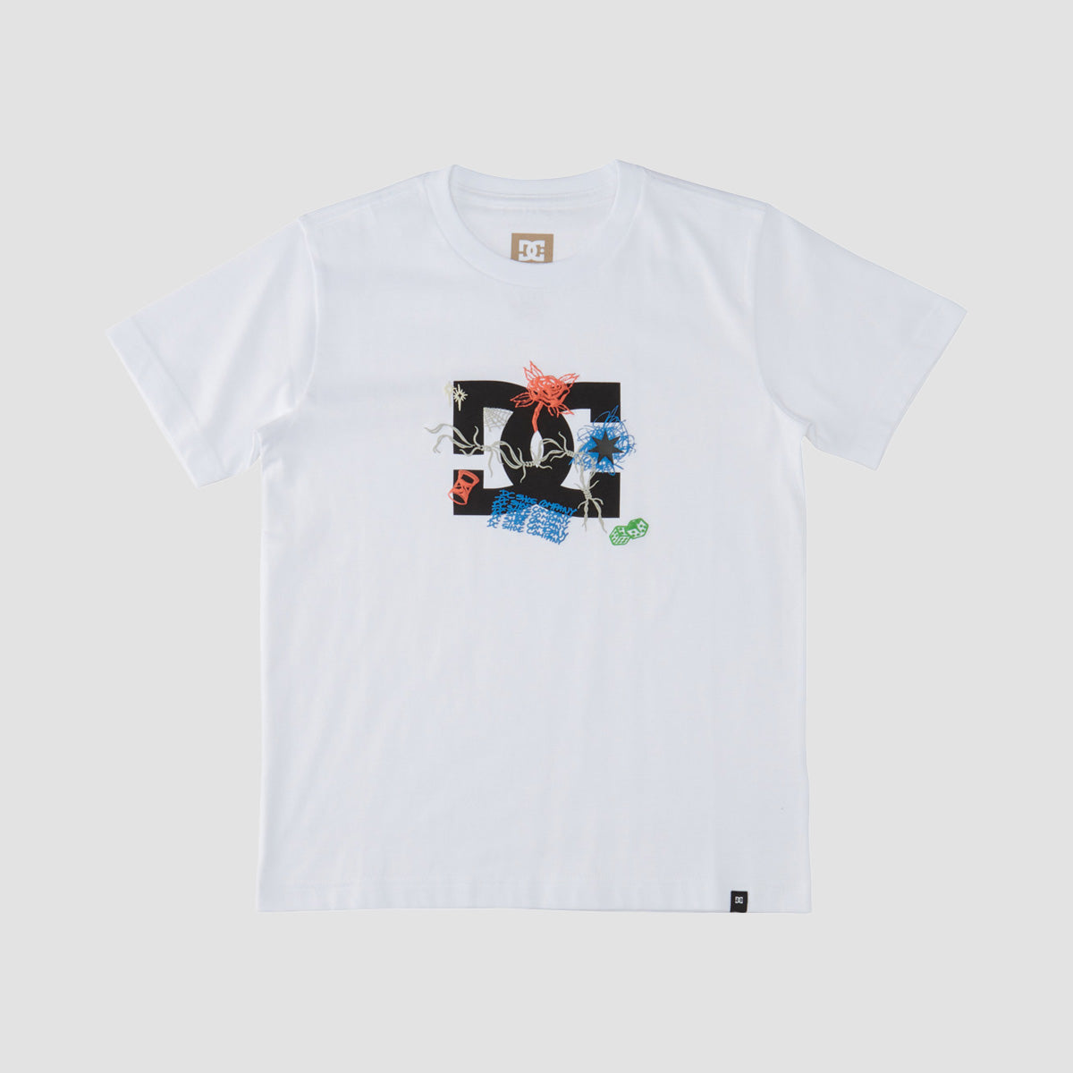 DC Scribble T-Shirt White - Kids