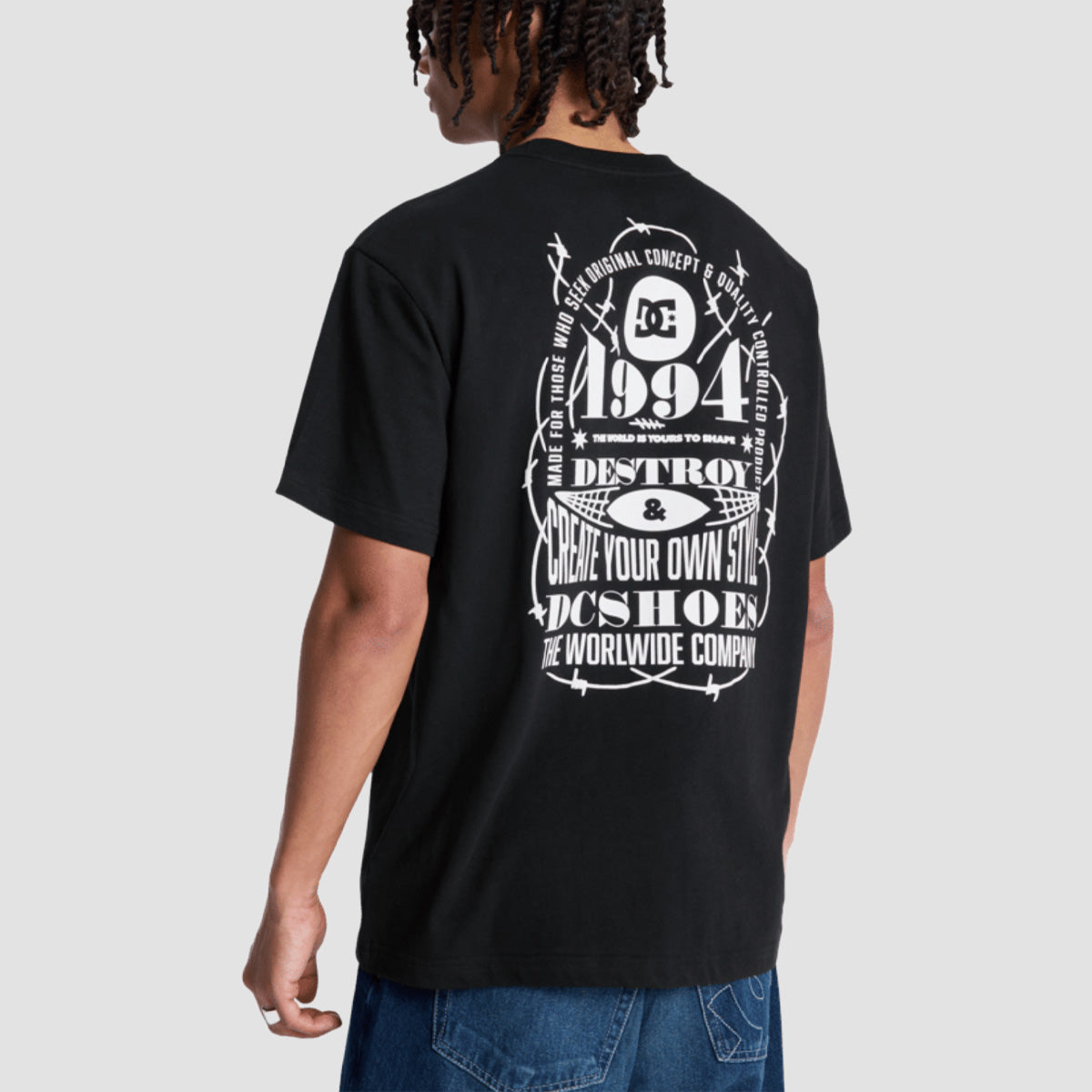 DC Shape Or Destroy T-Shirt Black