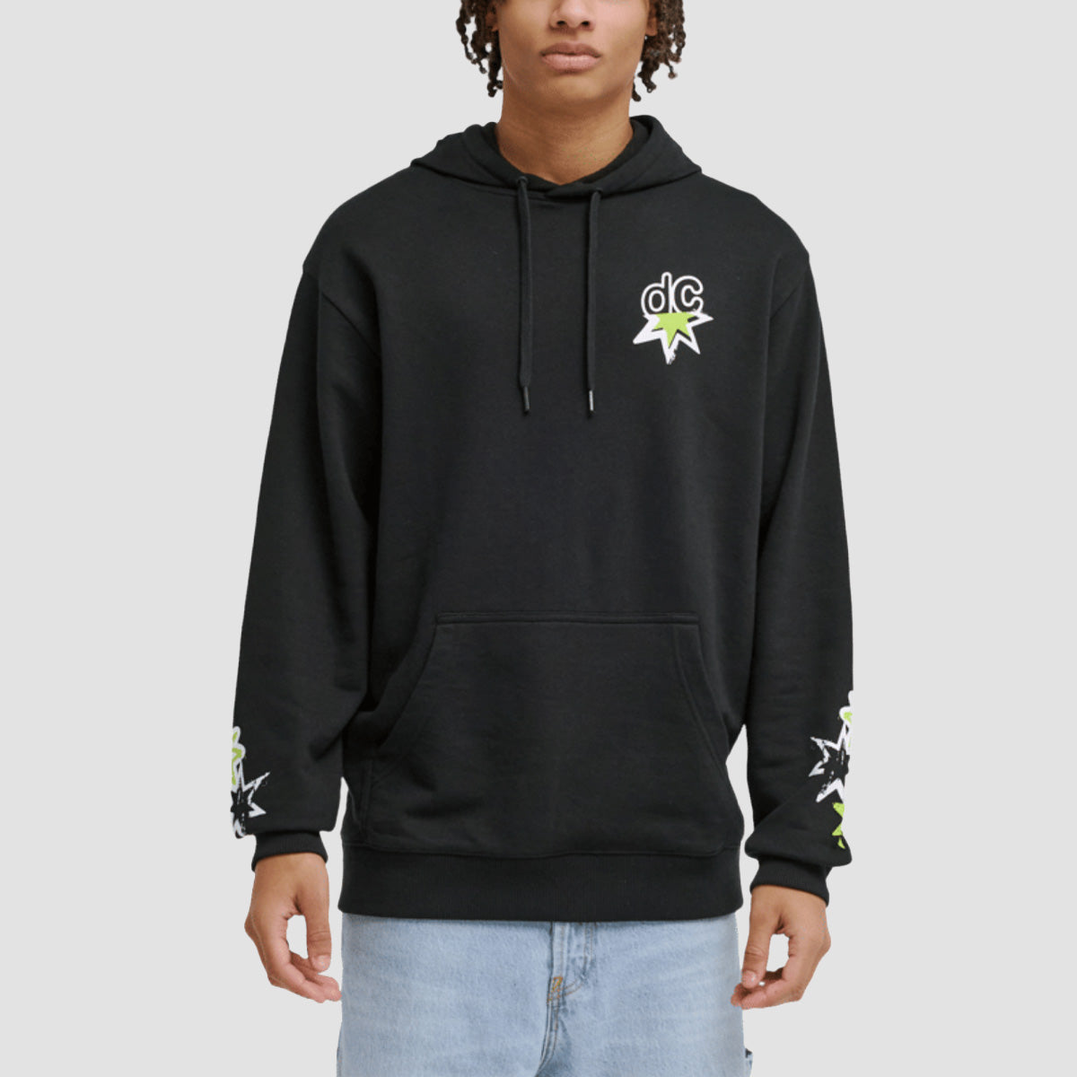 DC Shock Side Pullover Hoodie Black