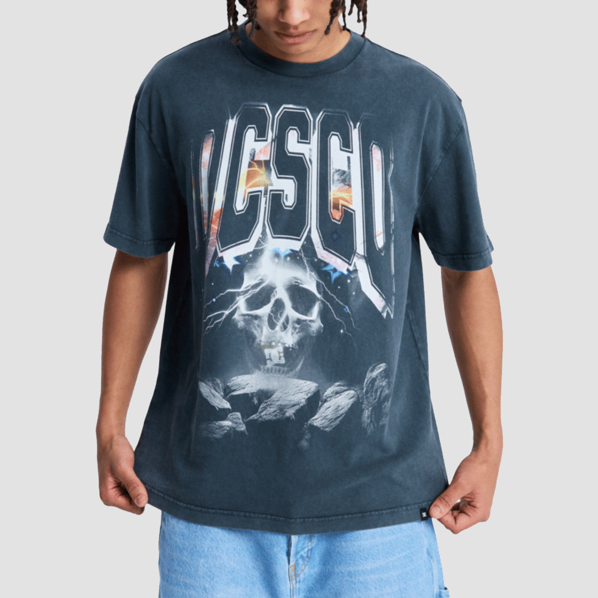 DC Skull Storm T-Shirt Black