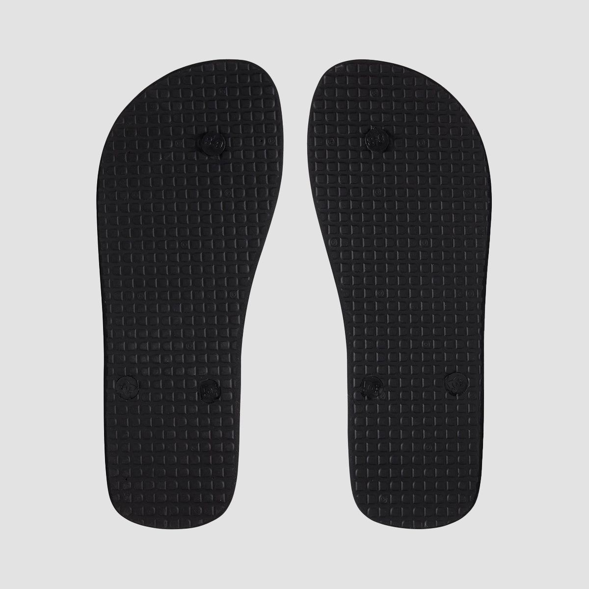 DC Spray Flip Flops Black/Black/White
