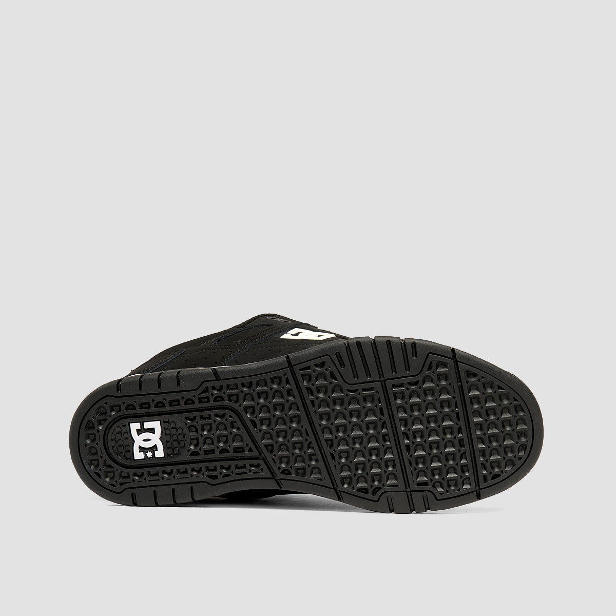 DC Stag Shoes - Black/Black/White