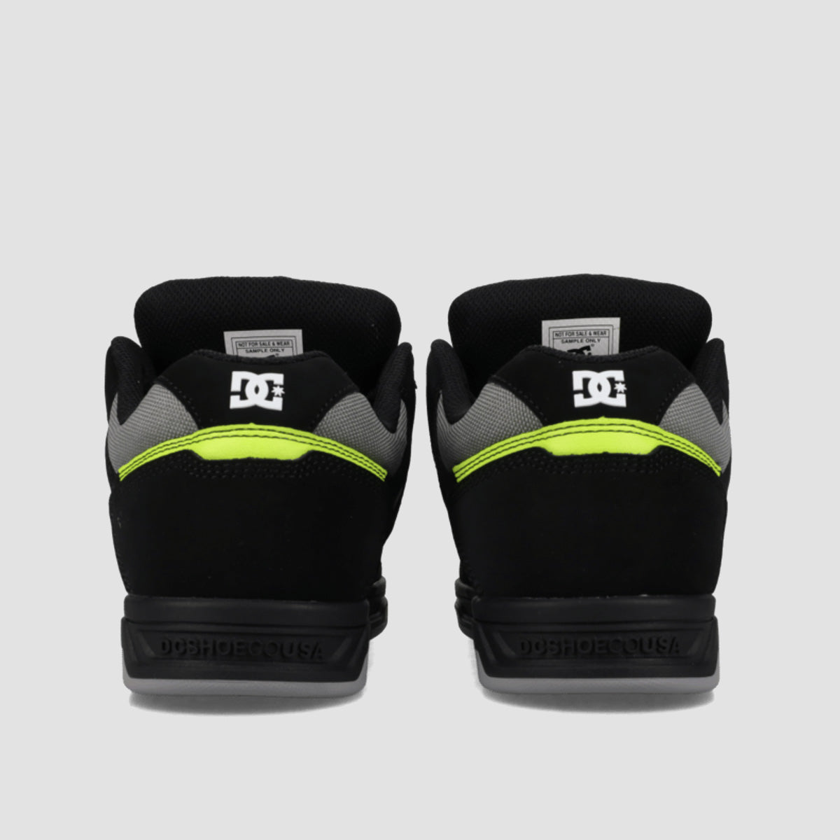 DC Stag Shoes - Black/Grey/Lime