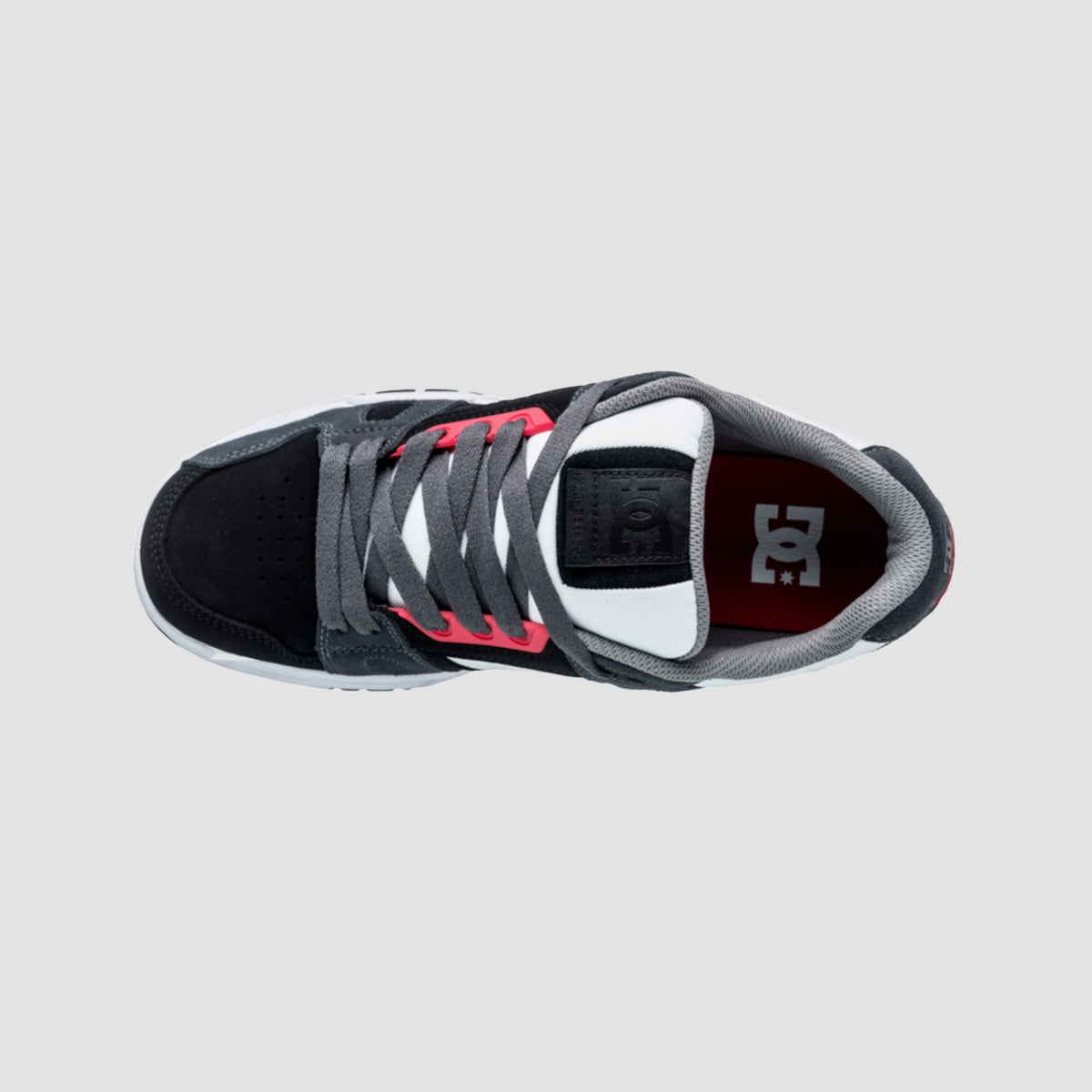 DC Stag Shoes - Black/Grey/White