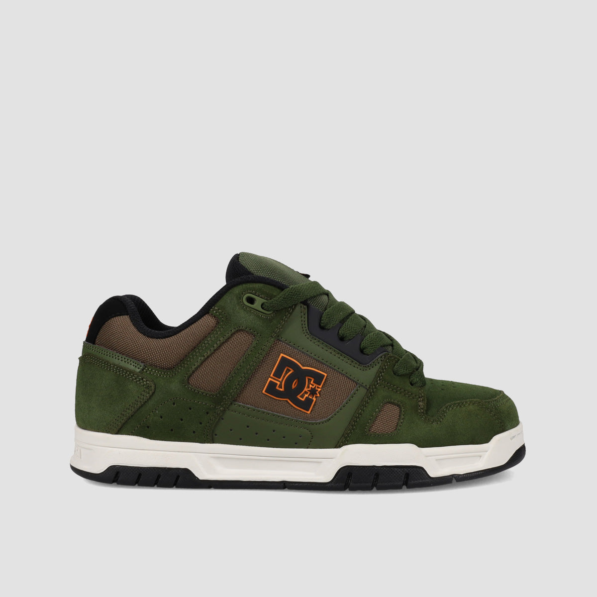 DC Stag Shoes - Olive/Offwhite