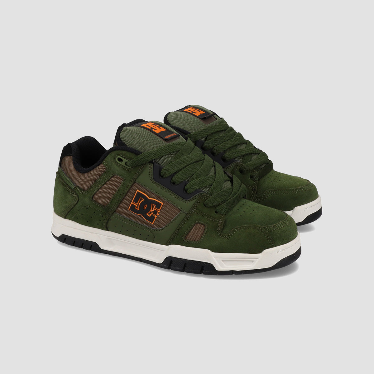 DC Stag Shoes - Olive/Offwhite