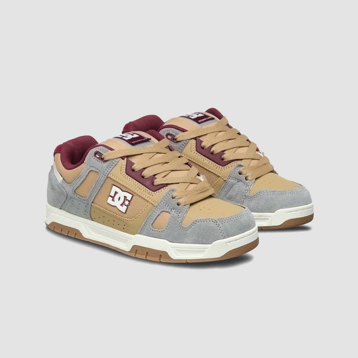 DC Stag Shoes - Tan/Offwhite