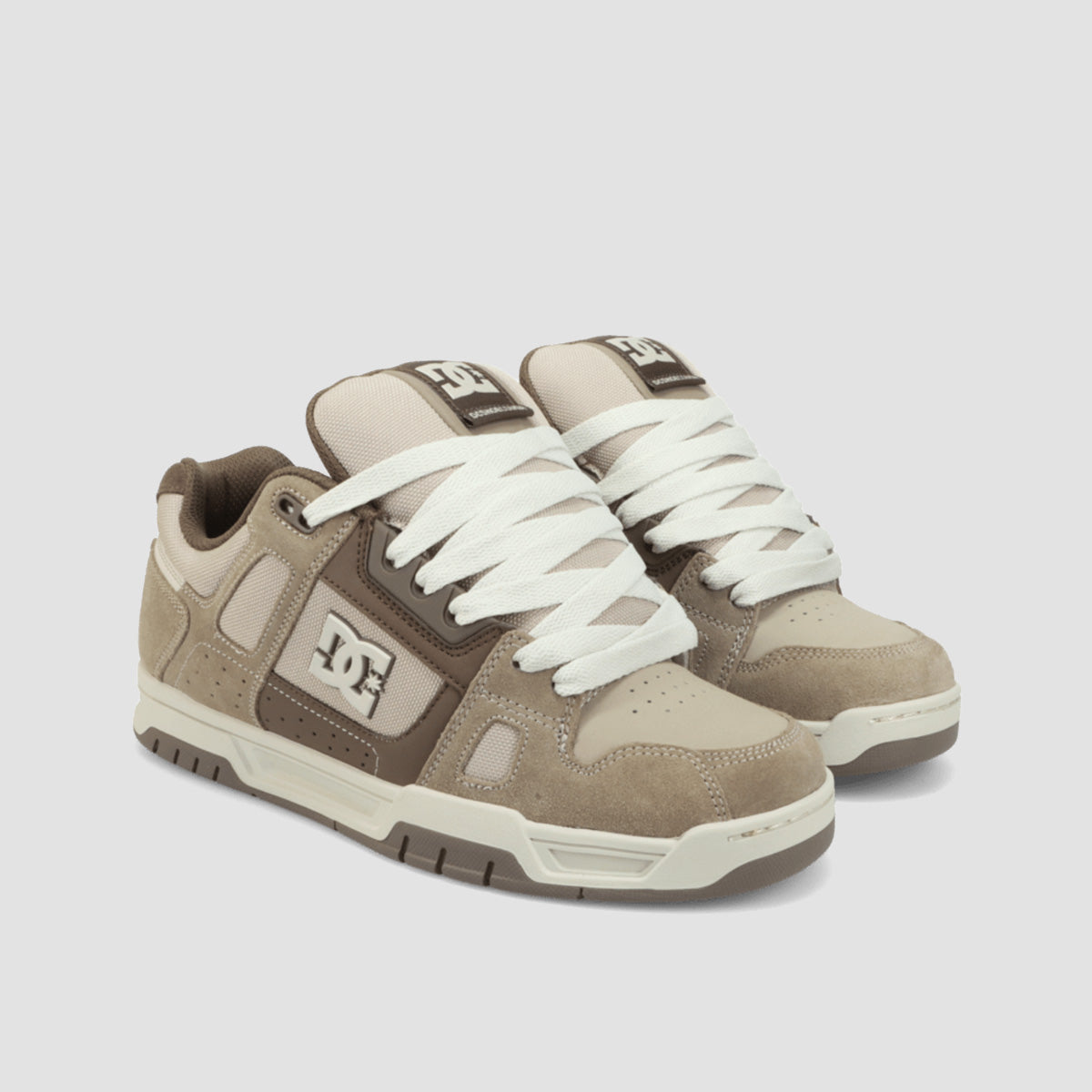 DC Stag Shoes - Taupe/Off White