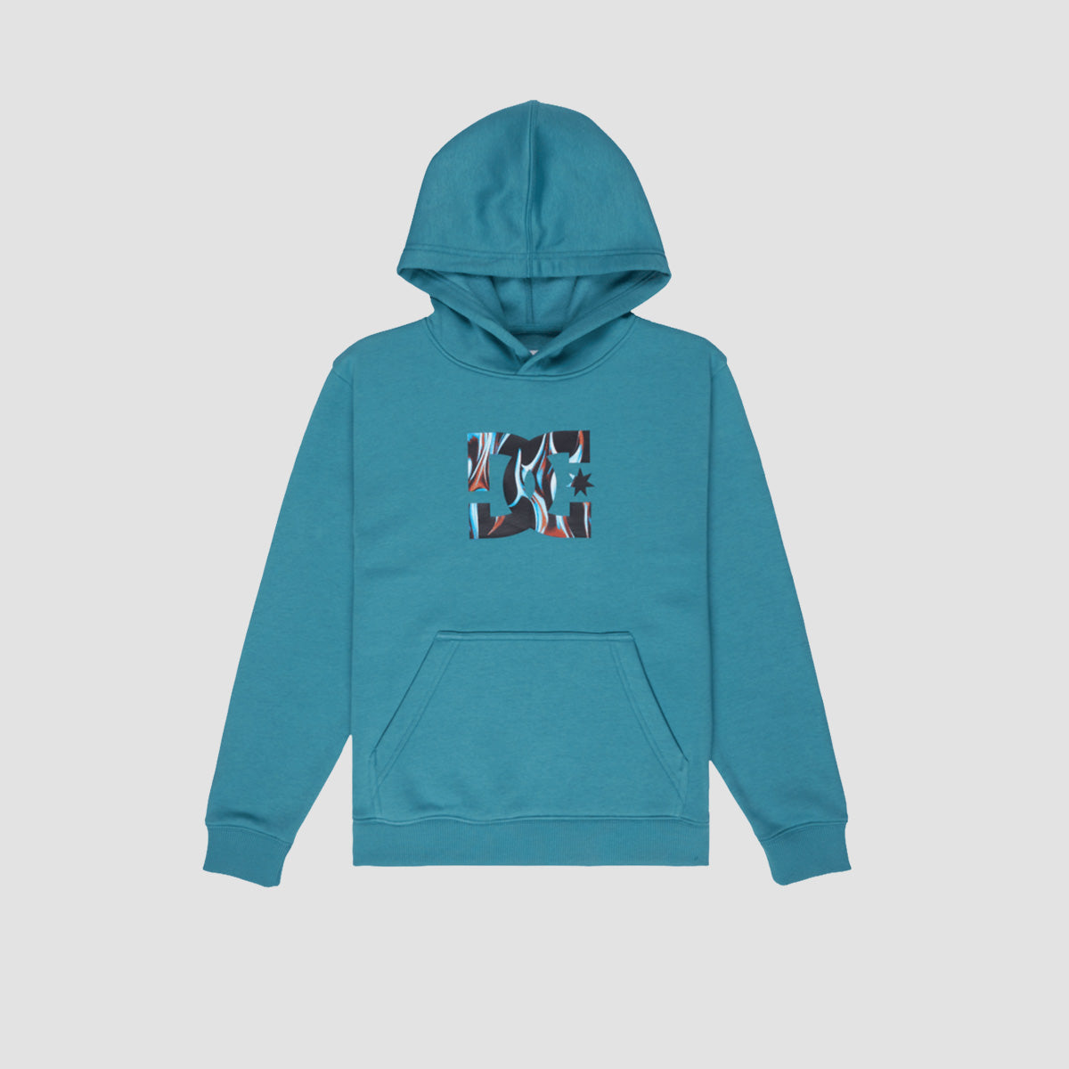 DC Star Filled Pullover Hoodie Storm Blue - Kids