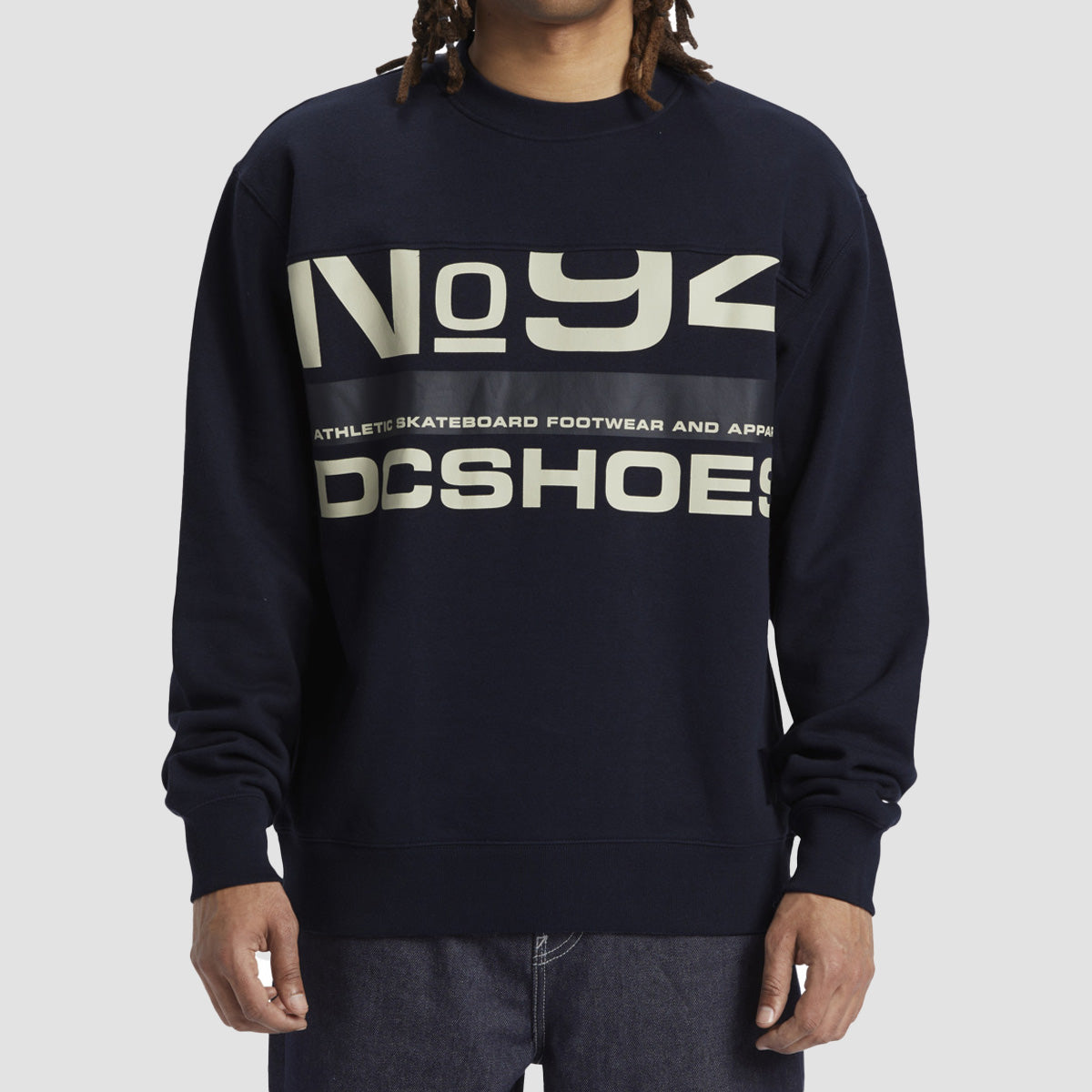 DC Static 94 Crew Sweatshirt Navy Blazer