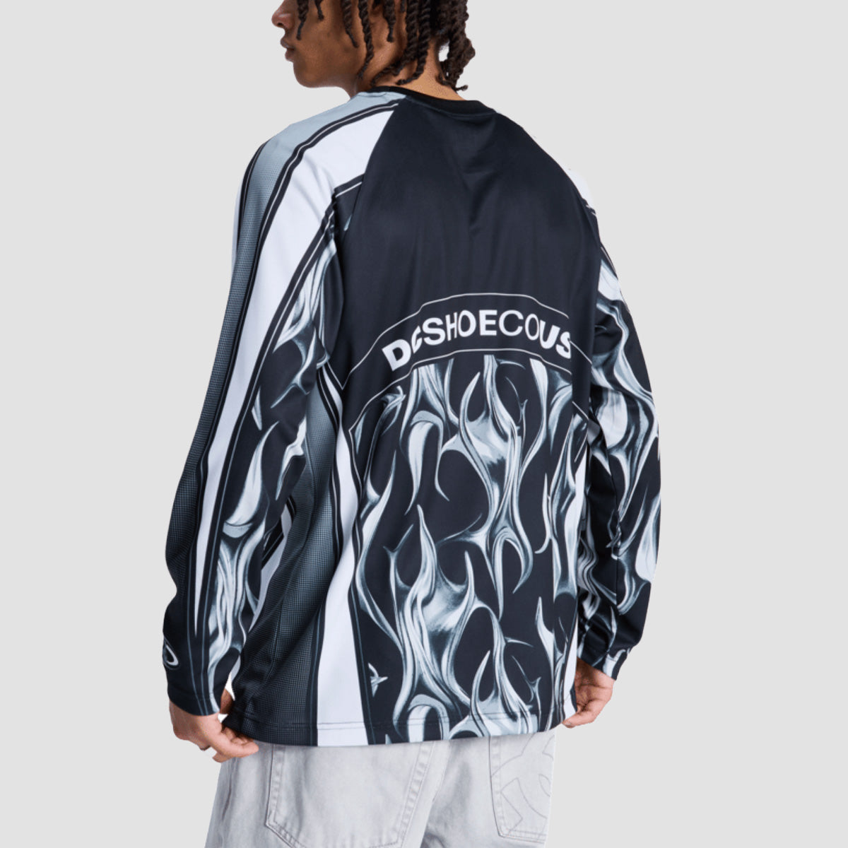 DC Sylem 2 Moto Jersey Longsleeve T-Shirt Black