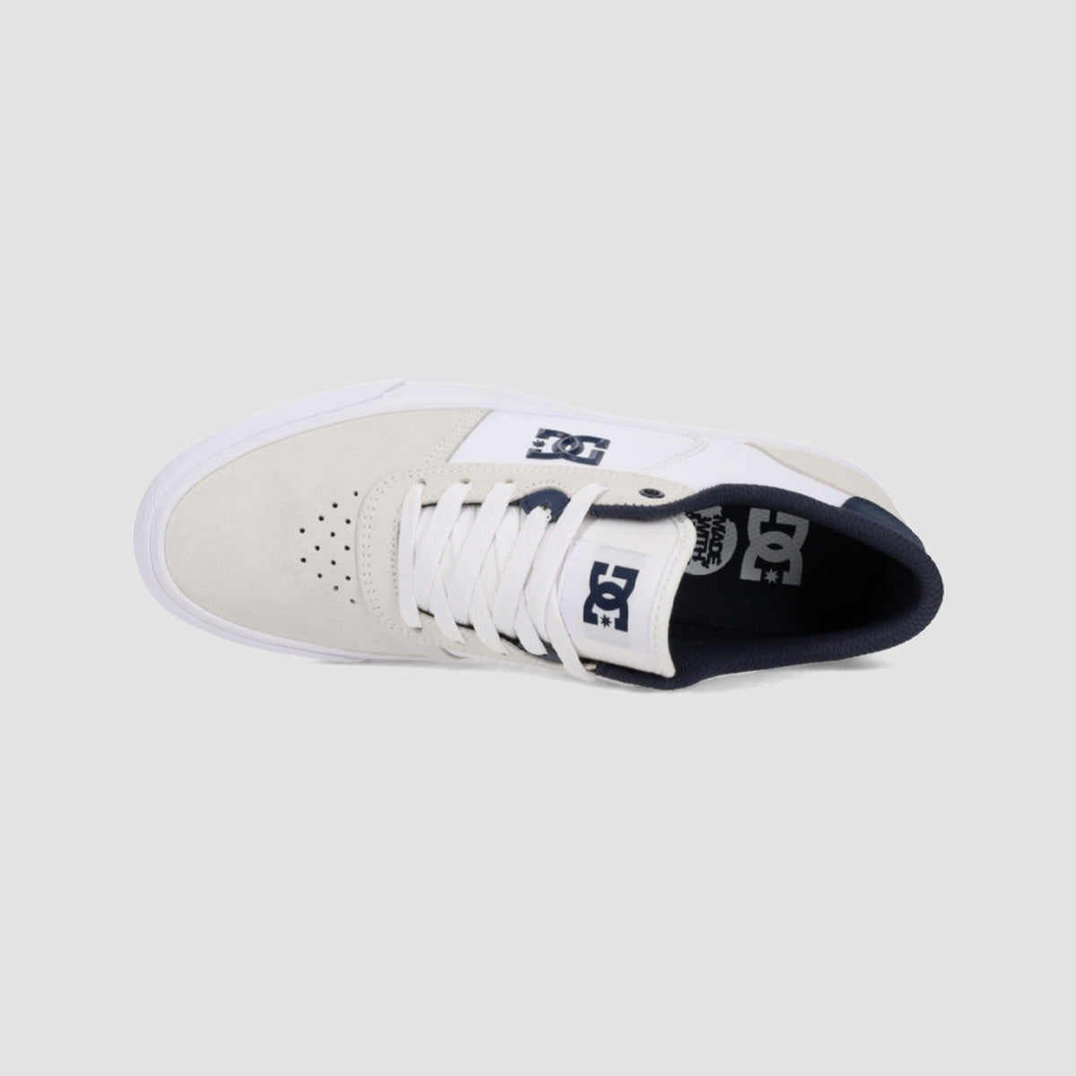 DC Teknic Shoes - White/Navy