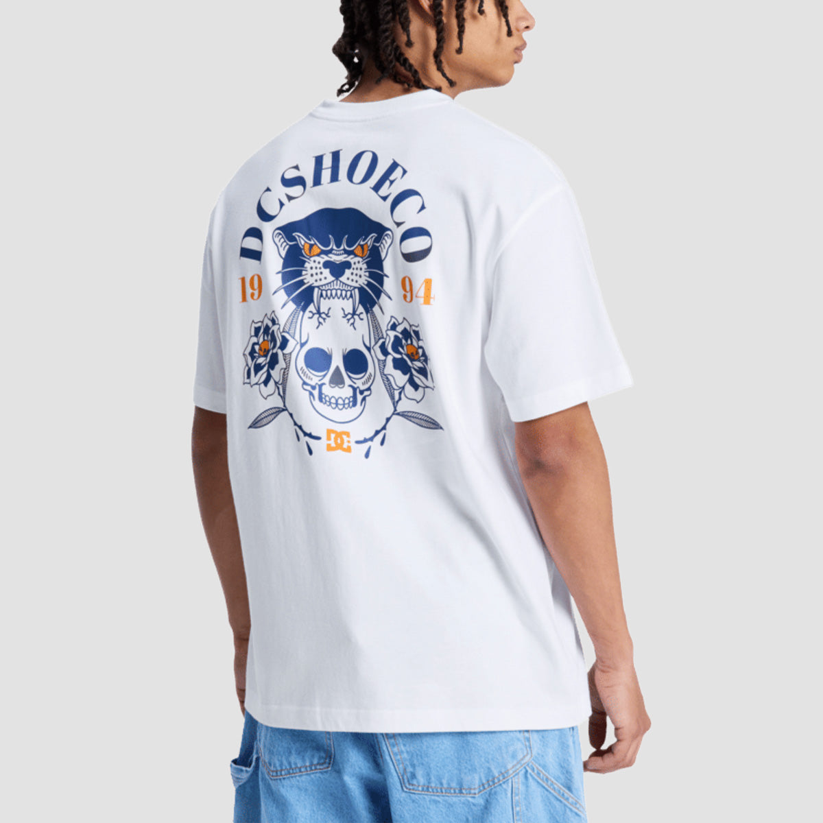 DC Tiger Bite T-Shirt White
