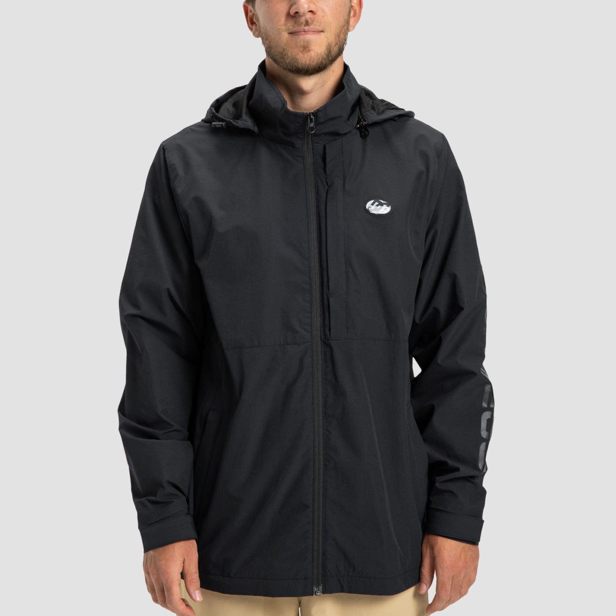 DC Tonic Hooded Windbreaker Jacket Black