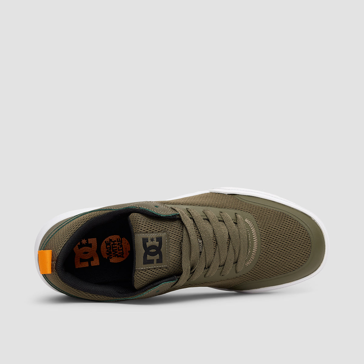 DC Transit Shoes - Olive/White