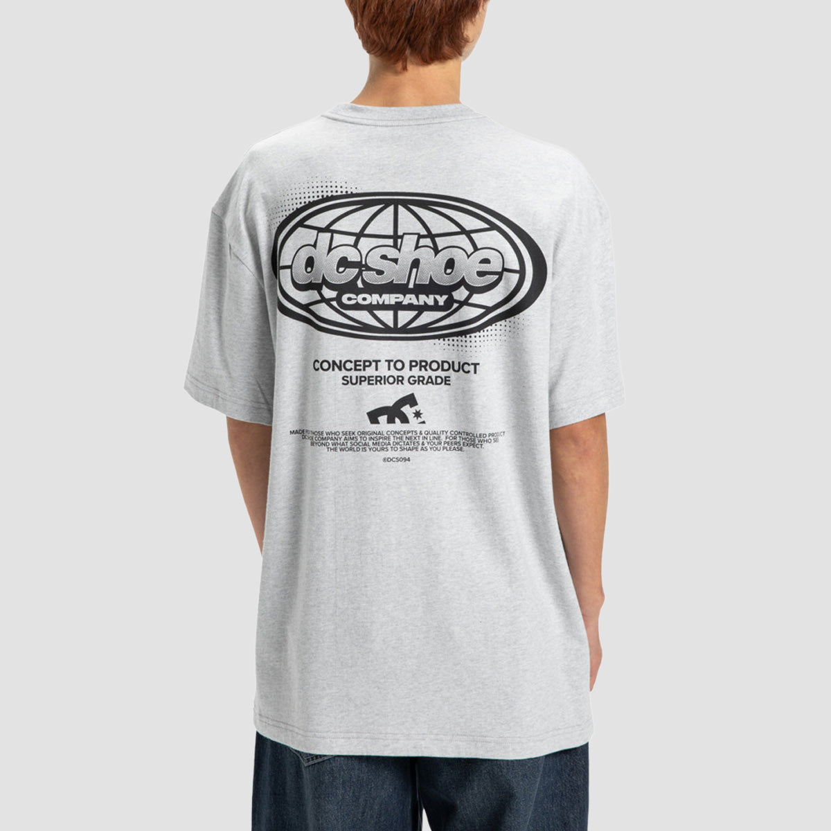 DC Trotter T-Shirt Light Heather Grey