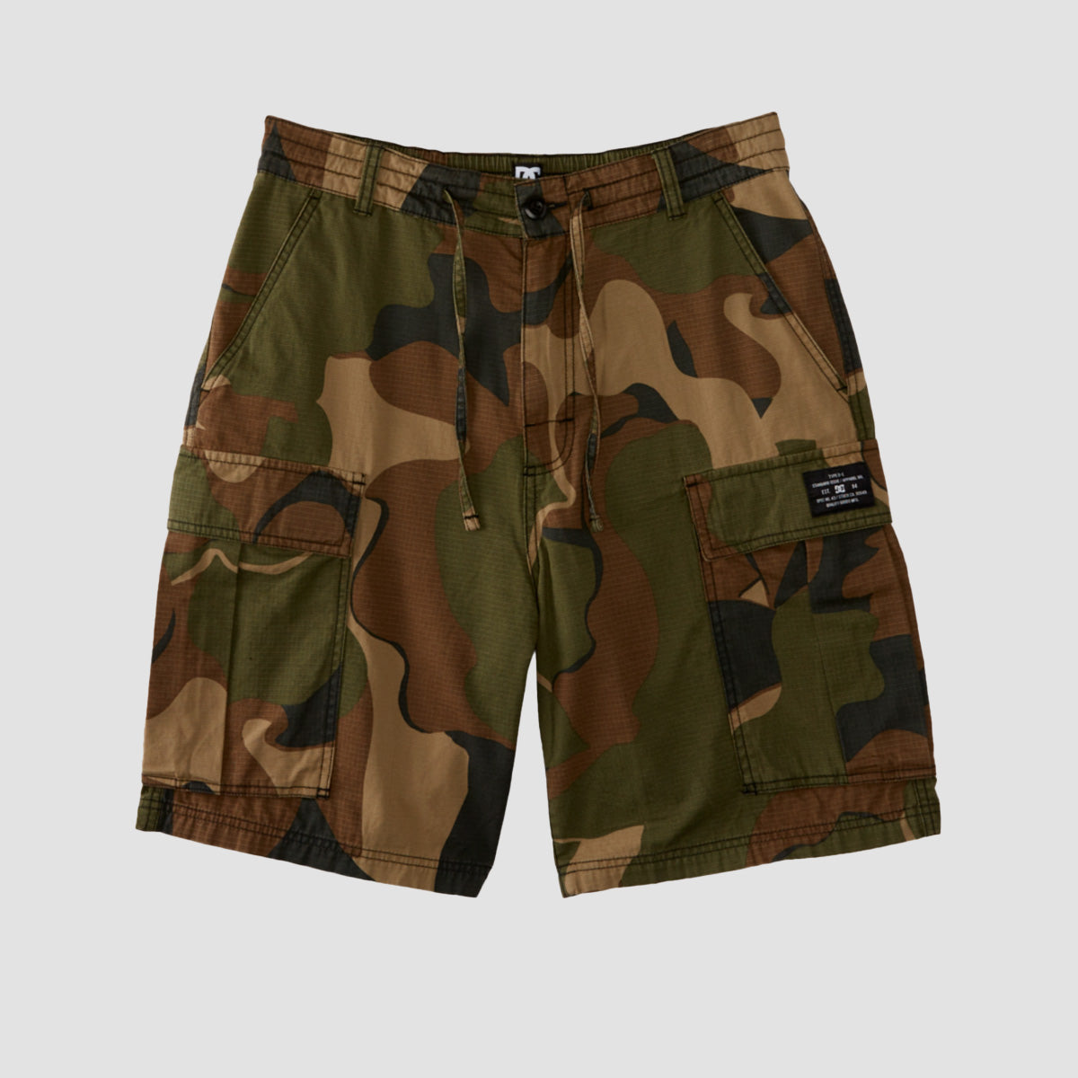 DC Tundra Ripstop Cargo Shorts Abstract Camo
