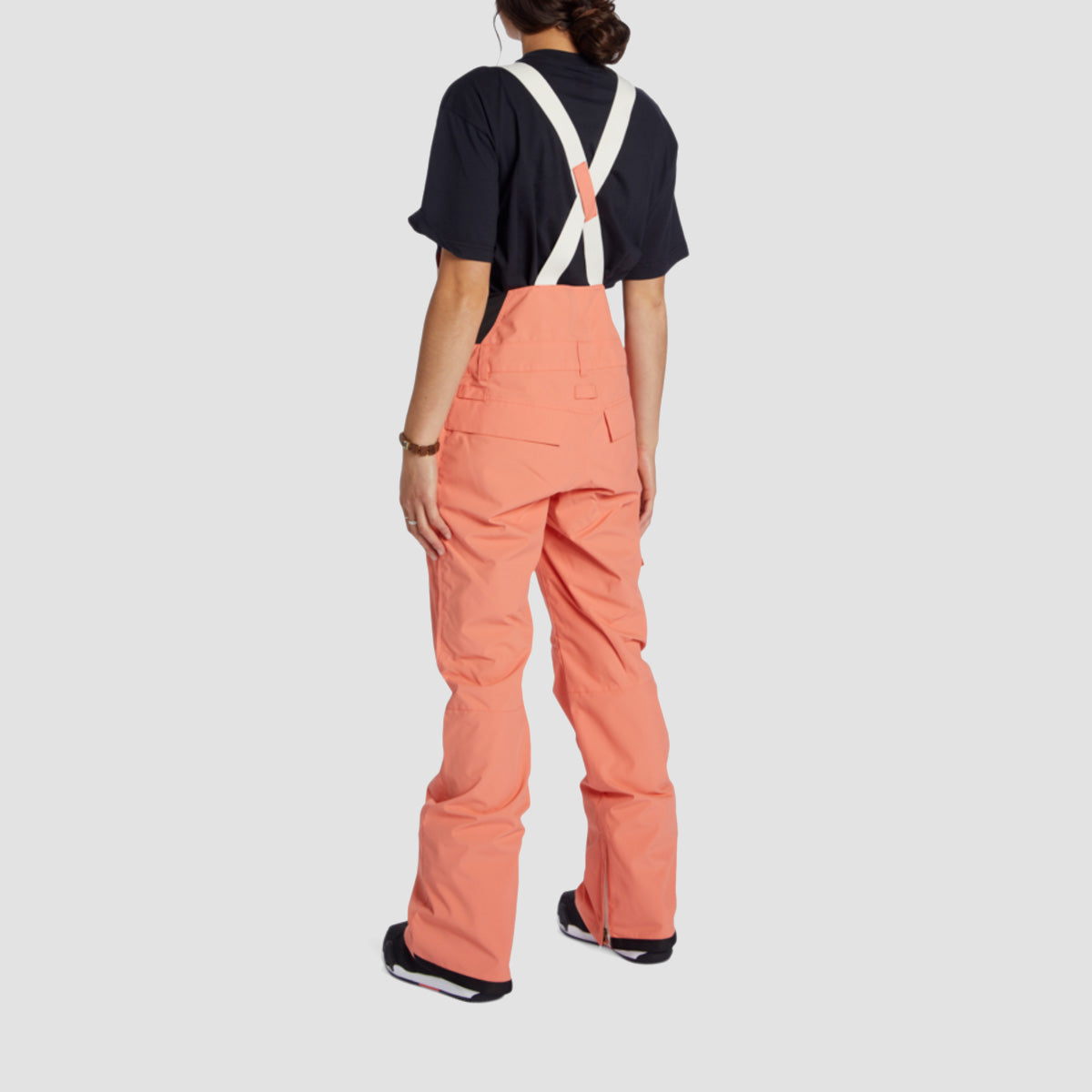 DC Valiant Bib Snow Pants Coral - Womens