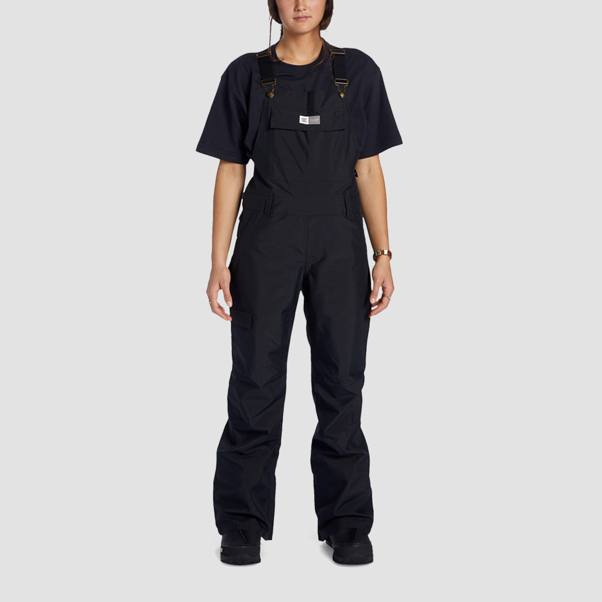 DC Valiant Snow Bib Pants Black - Womens