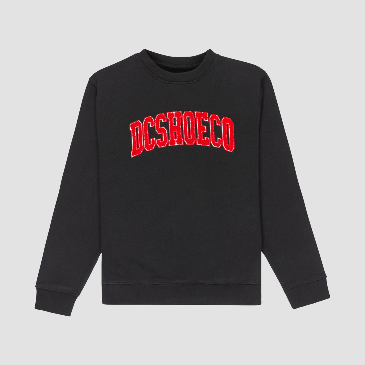 DC Varsity Crew Sweatshirt Black - Kids