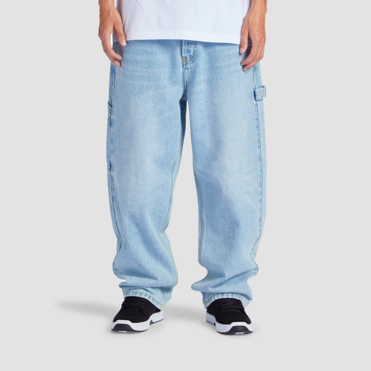 DC Worker Baggy Fit Carpenter Jeans Indigo Light