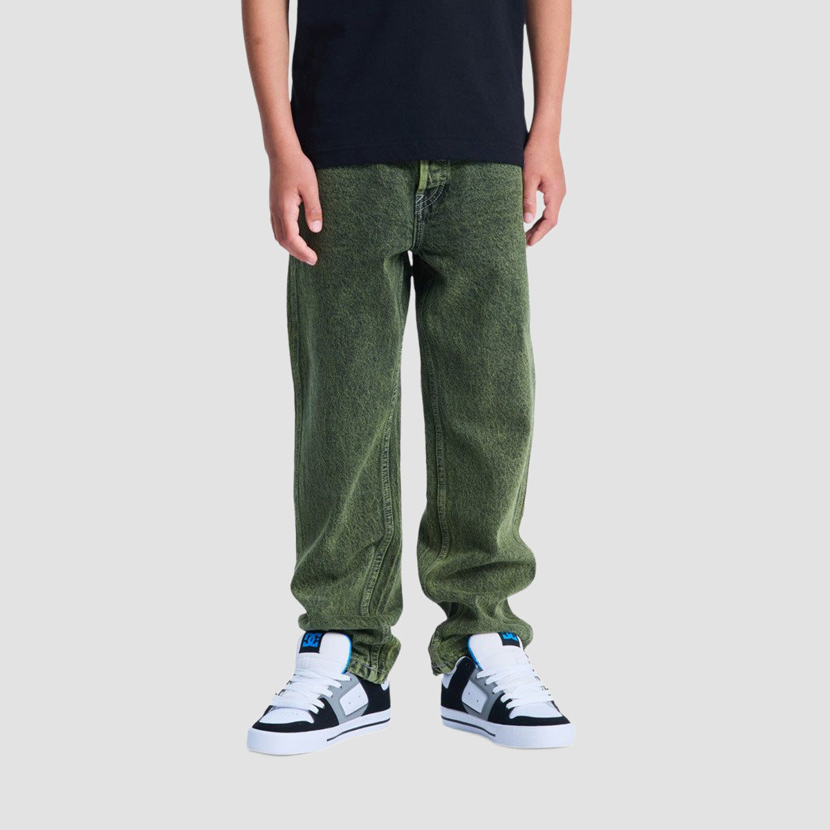 DC Worker Baggy Fit Jeans Bronze Green - Kids