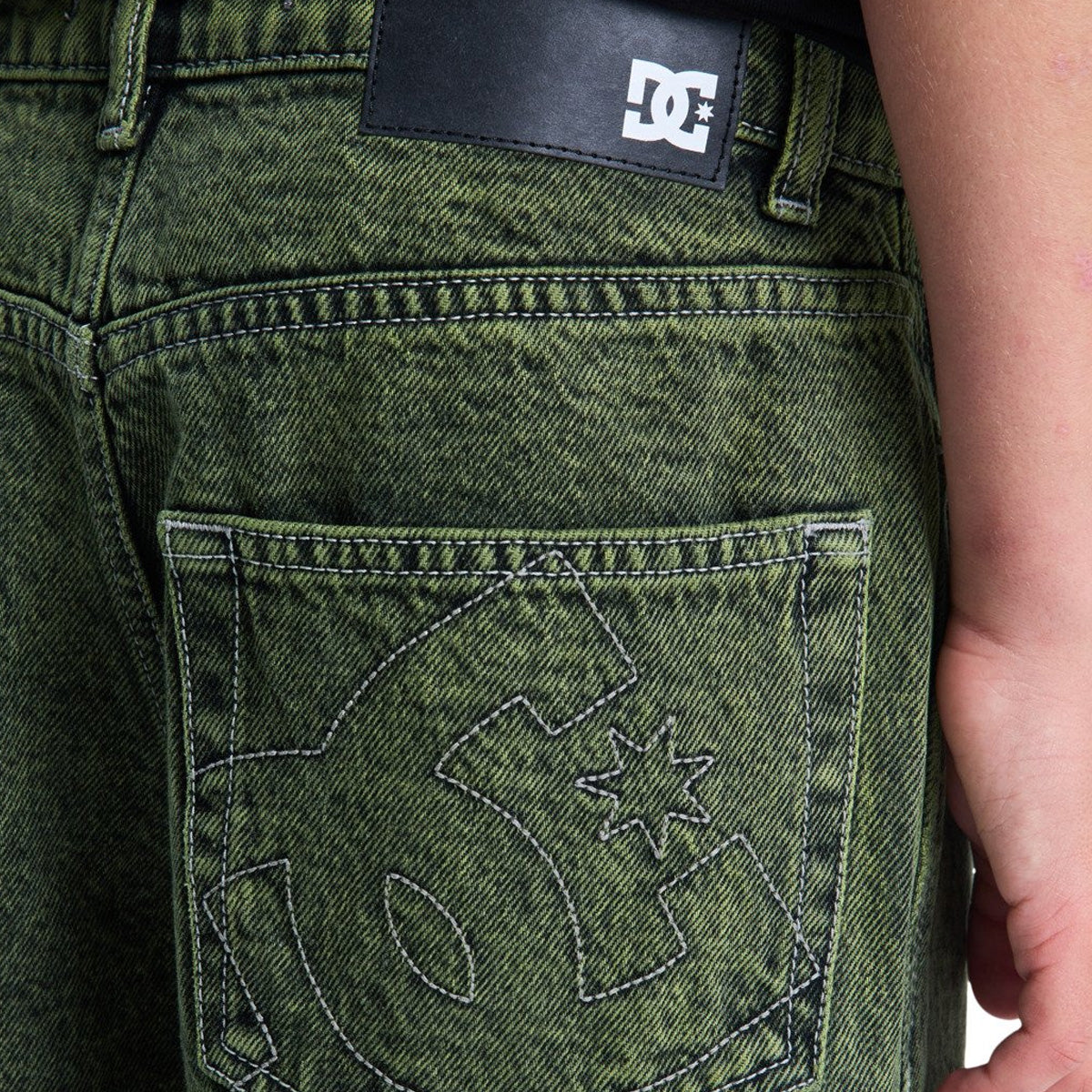 DC Worker Baggy Fit Jeans Bronze Green - Kids