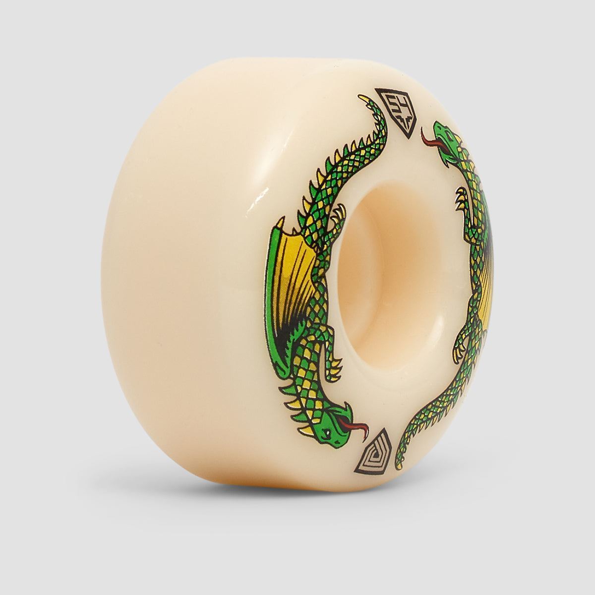 Powell Peralta Dragon Formula 93A V1 SkateboardWheels Off White 54x32mm