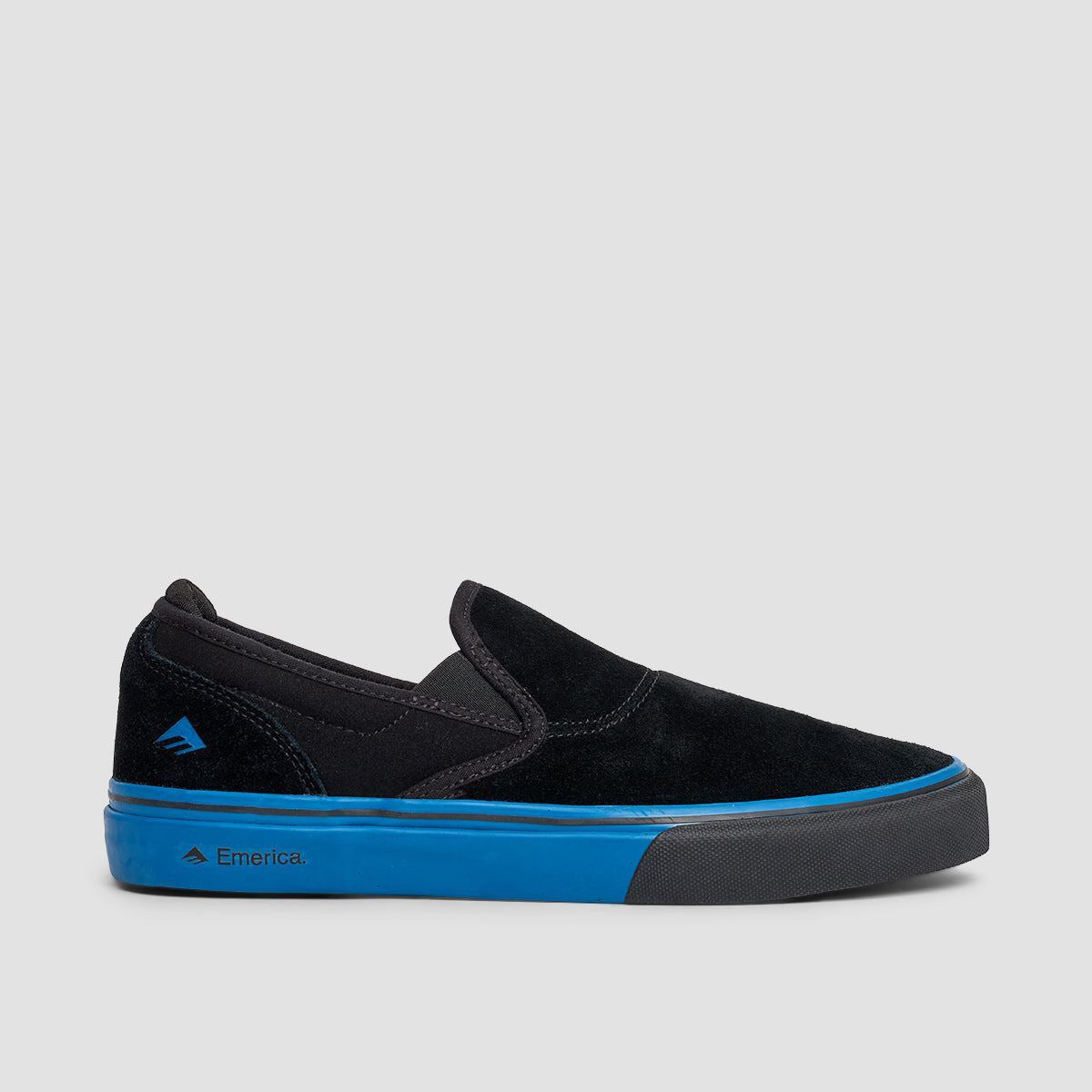 Emerica Wino G6 Slip-On Shoes - Black/Blue/Black