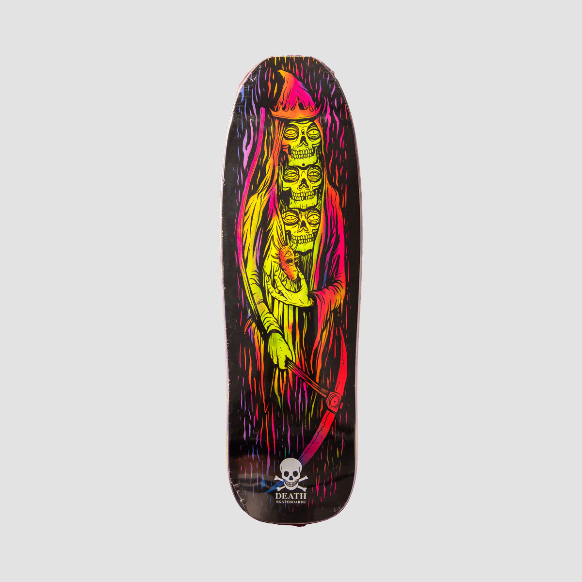 Death Lurk III Flat Nose Shaped Skateboard Deck - 9.5"