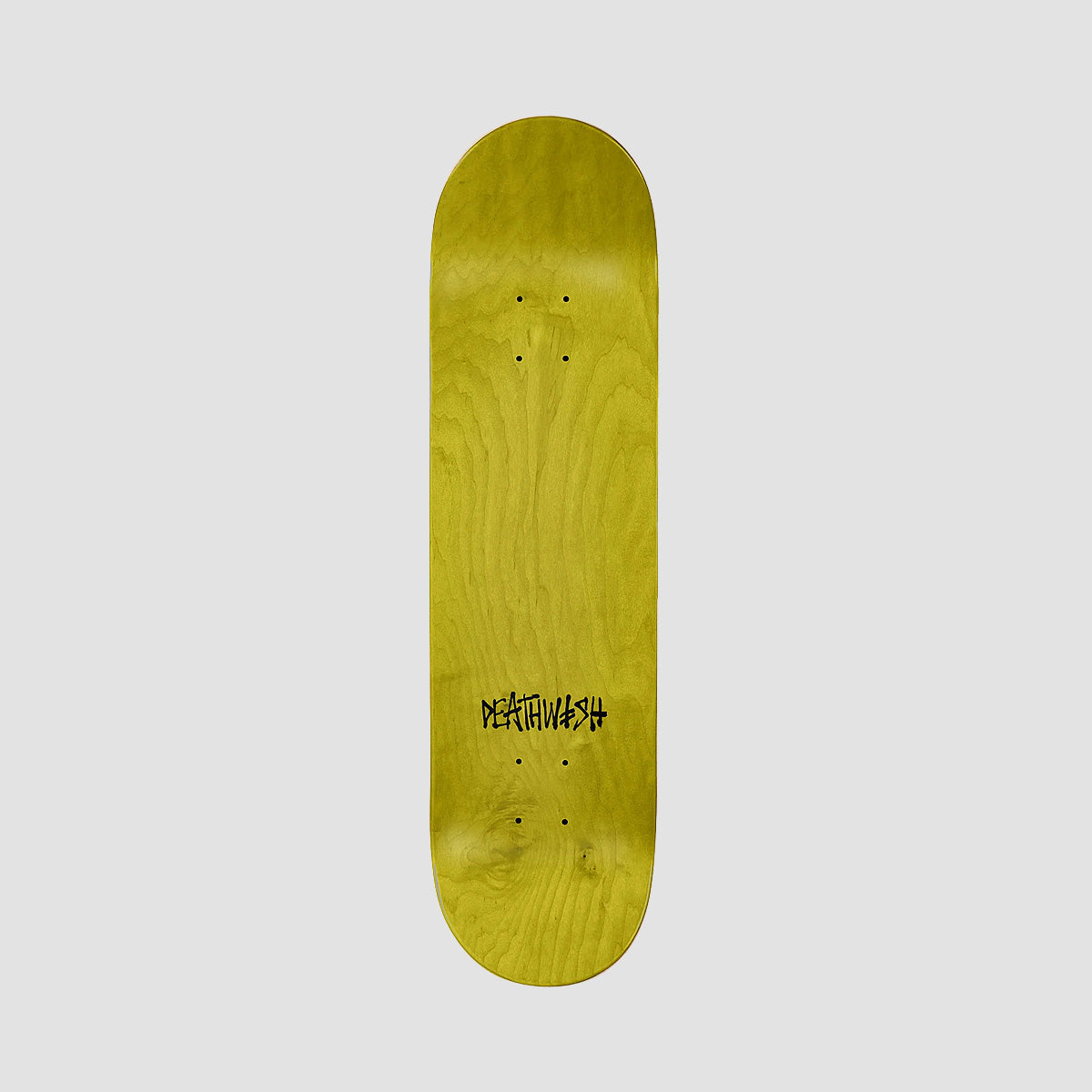 Deathwish Gang Spray Logo Skateboard Deck Black/White - 8.25"
