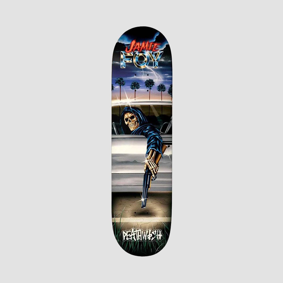 Deathwish Jamie Foy Samborgini Reaper Skateboard Deck - 8.25"