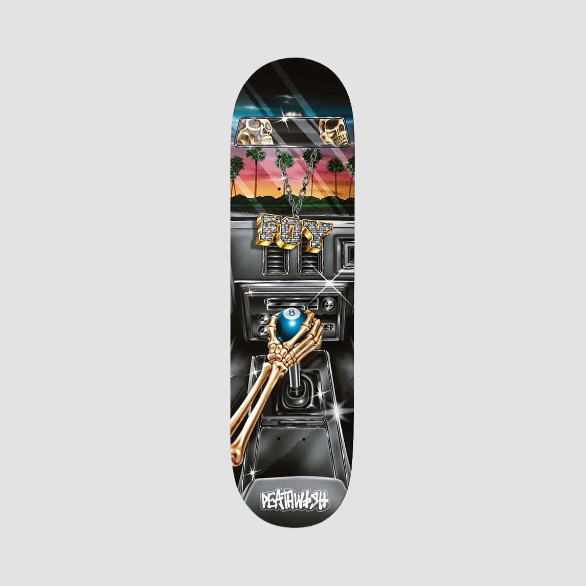 Deathwish Jamie Foy Samborgini Shifter Skateboard Deck - 8"