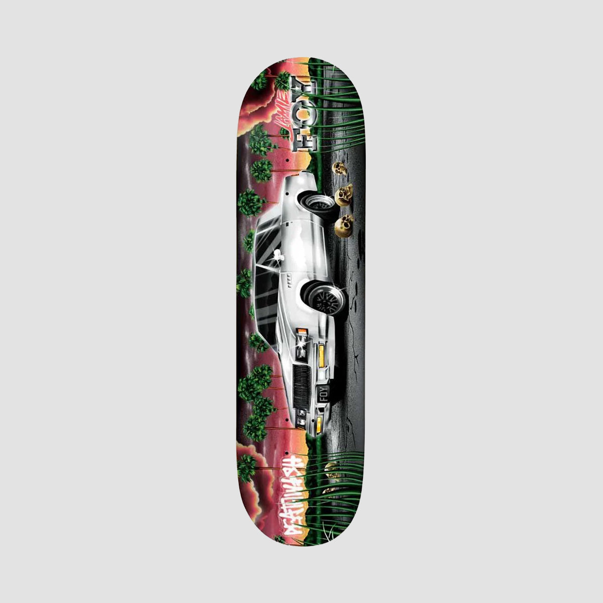 Deathwish Jamie Foy Samborgini Twin Tail Skateboard Deck - 8.5"