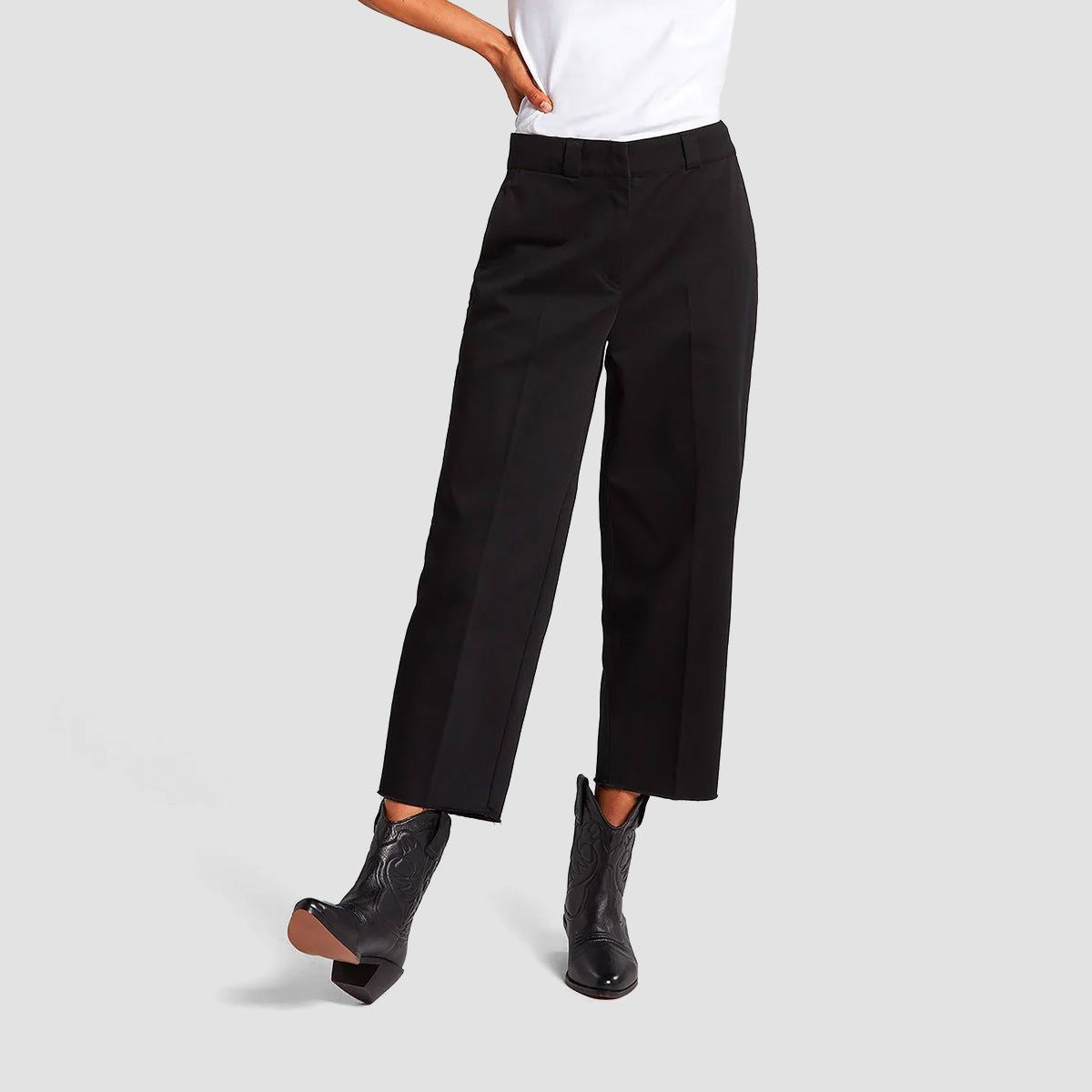 Womens chino hot sale pants black