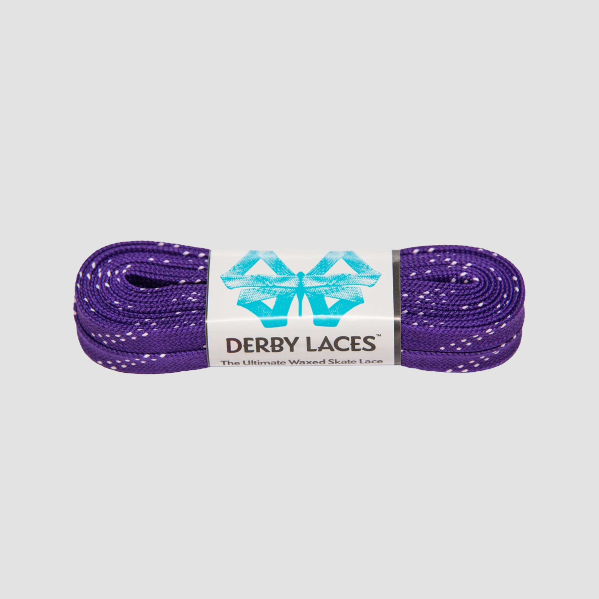 Derby Laces ORIGIN 10mm 274cm Waxed Boot/Skate Laces Purple