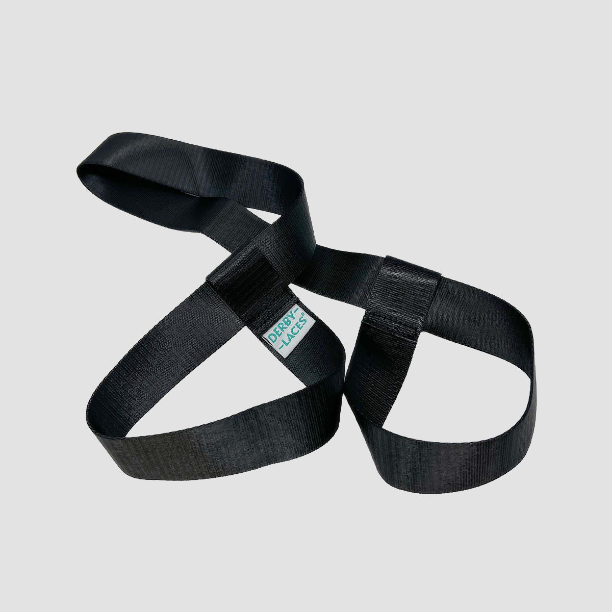 Derby Laces Skate Strap - Gear Leash Black 137cm