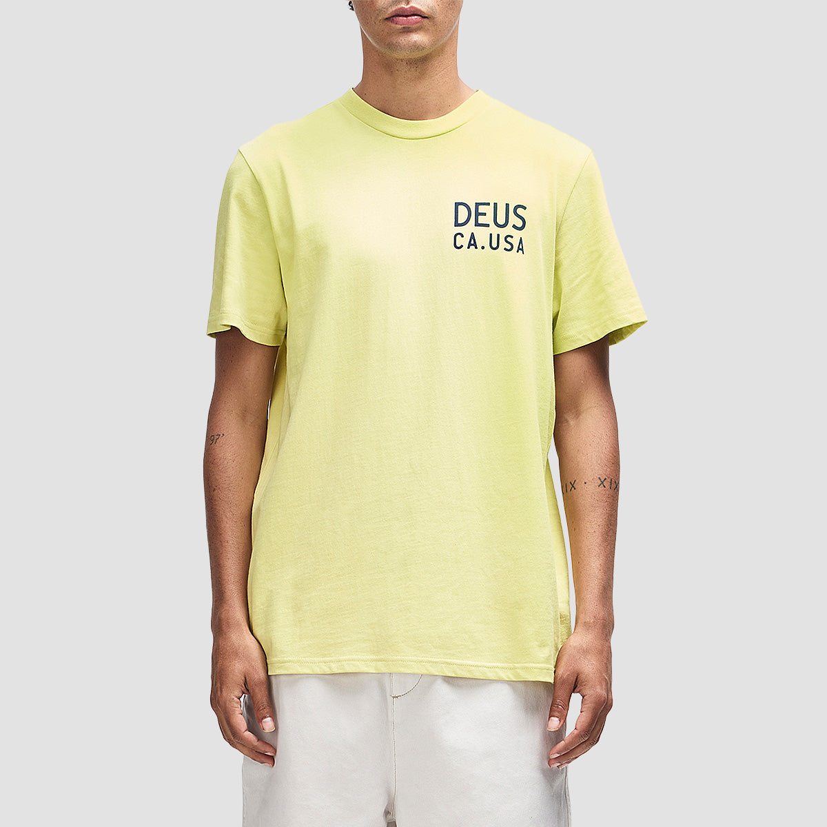 Deus Camber T-Shirt Canary Yellow