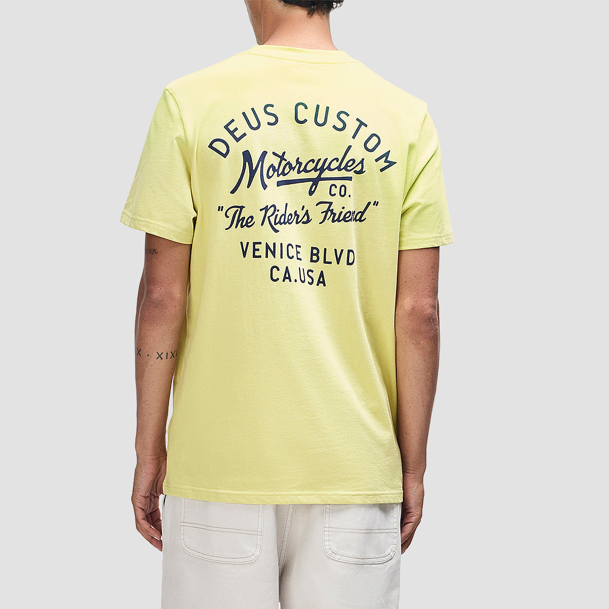 Deus Camber T-Shirt Canary Yellow