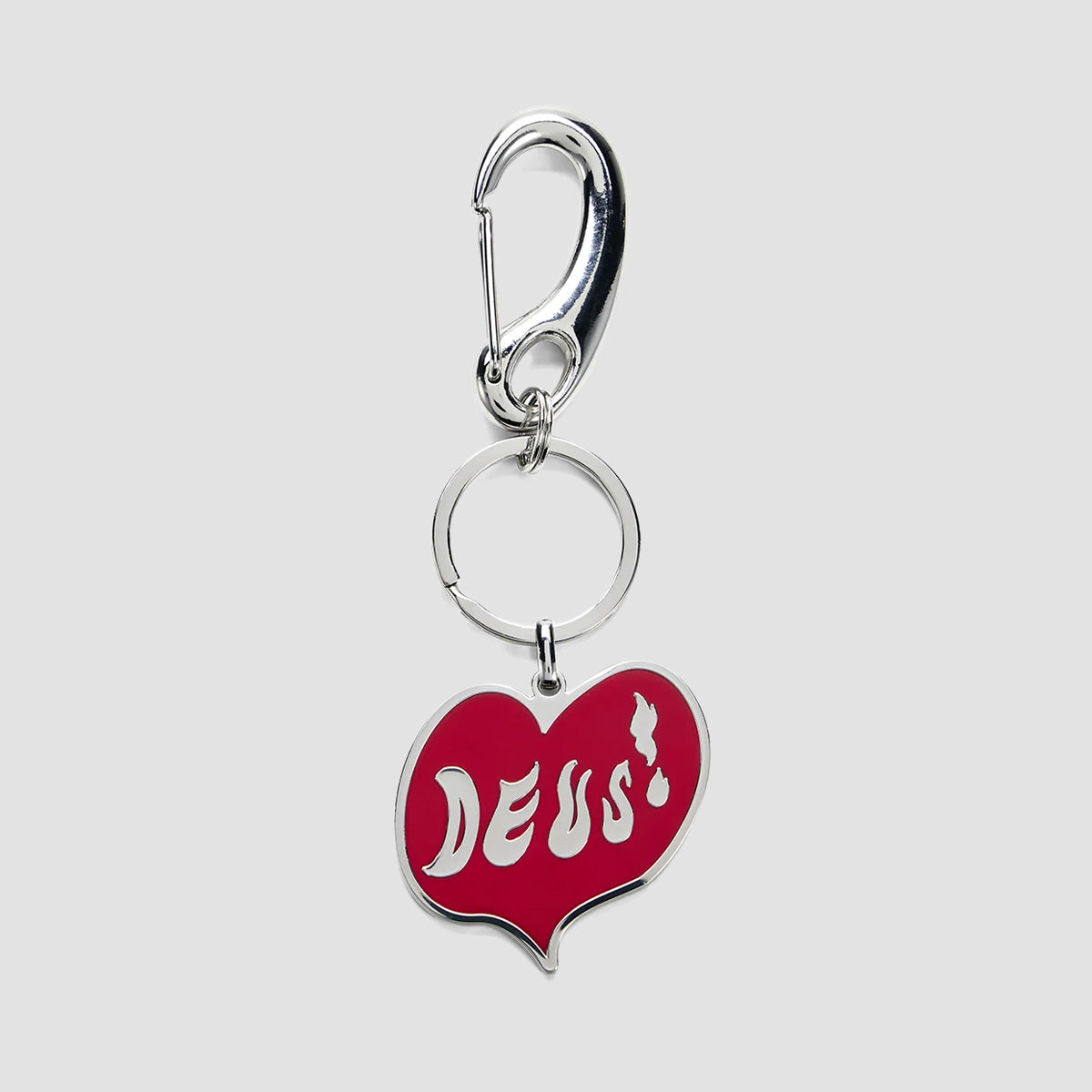 Deus Deep Cut Key Tag Silver