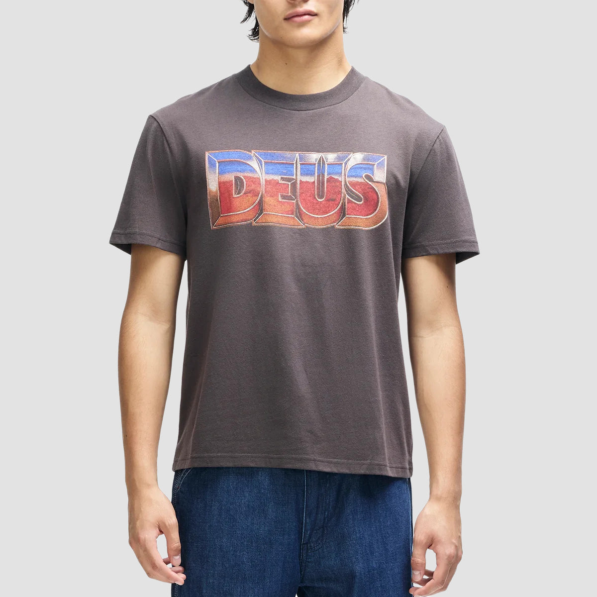 Deus Desert Rambler T-Shirt Anthracite Grey