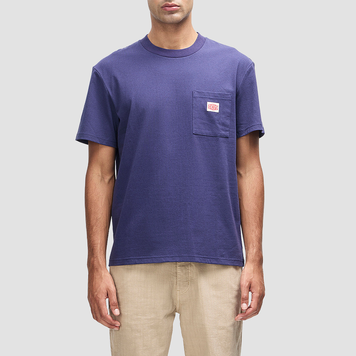 Deus Parts & Service Pocket T-Shirt French Blue
