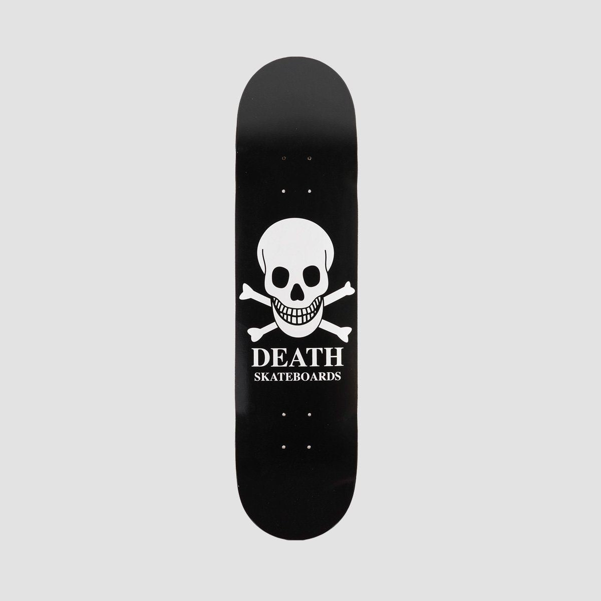 Death OG Skull Skateboard Deck Black - 8.375"